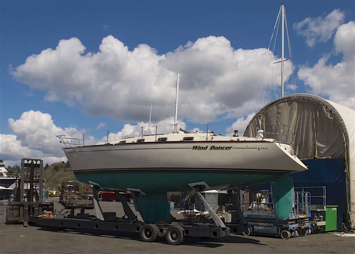 Wind Dancer at Seaview Boat Yard