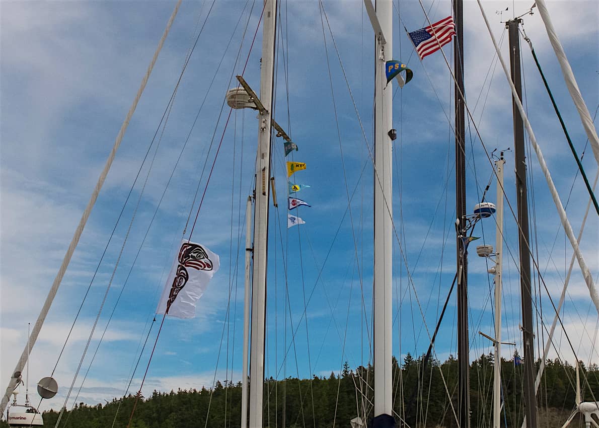 Raft-up Flags