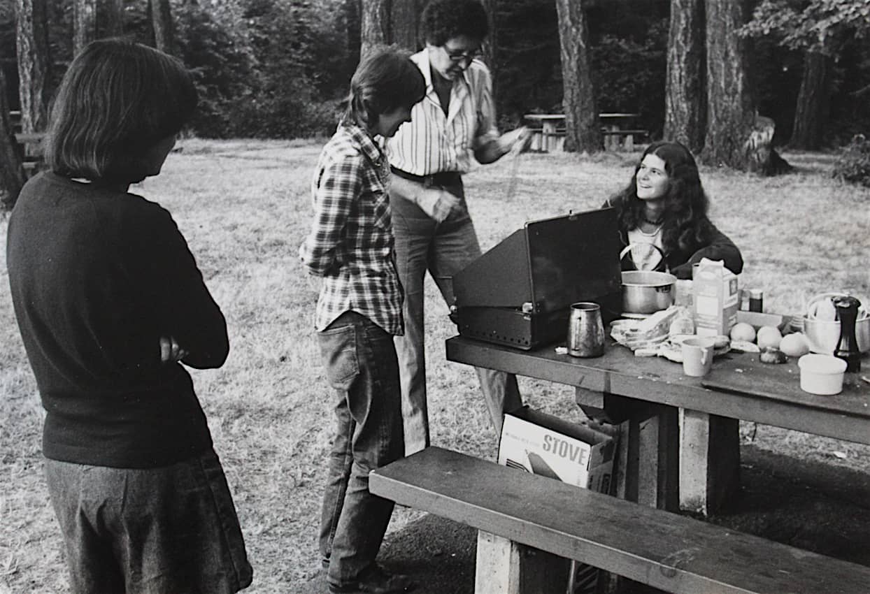 Common College. Campground cooking