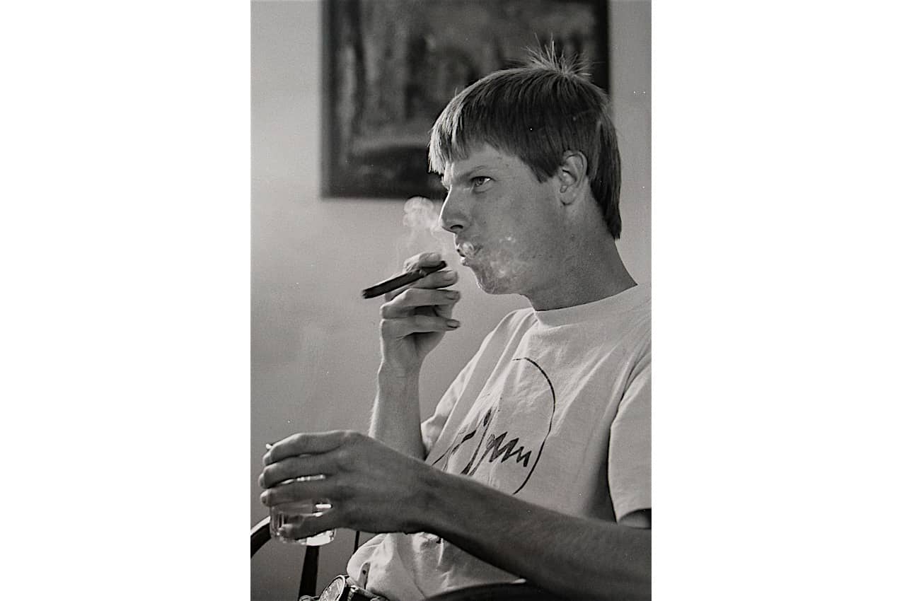 Common College. Steve w/ cigar